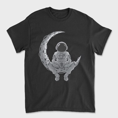 Astronaut Moon Meditation, Tricou Barbati (Unisex)