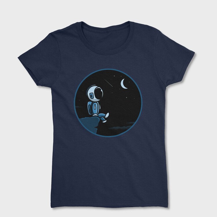 Astronaut Moon Night, Tricou Femei