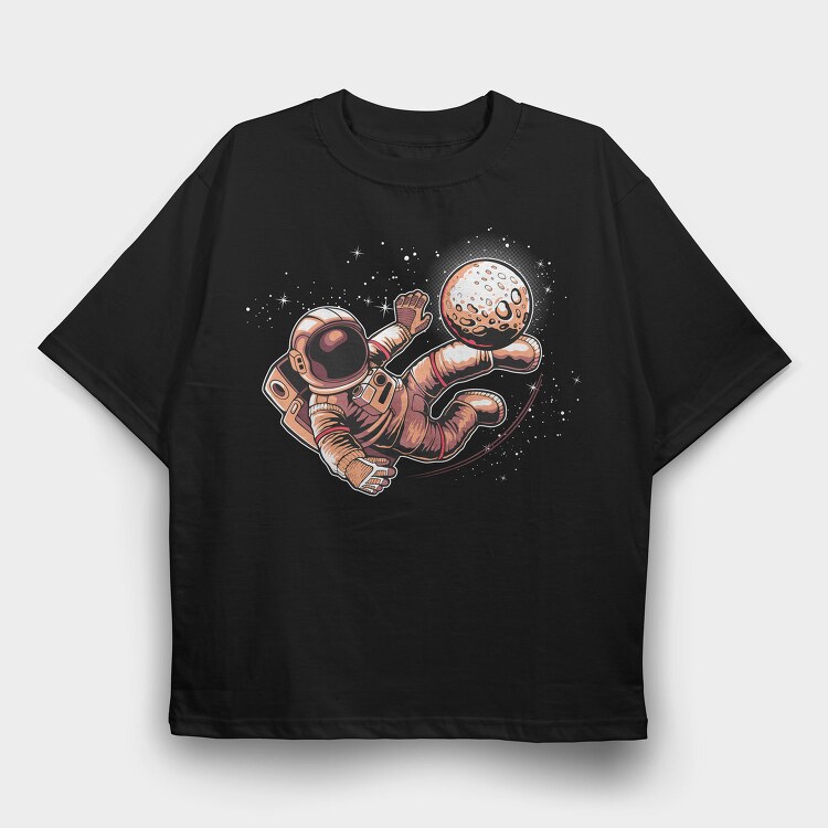 Astronaut Moon Stroll, Tricou Oversize Barbati (Unisex)