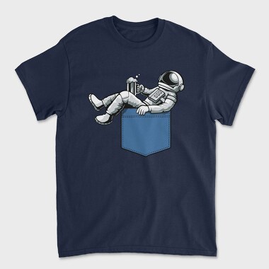 Astronaut Pocket Beer, Tricou Barbati (Unisex)
