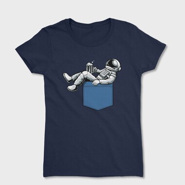 Astronaut Pocket Beer, Tricou Femei