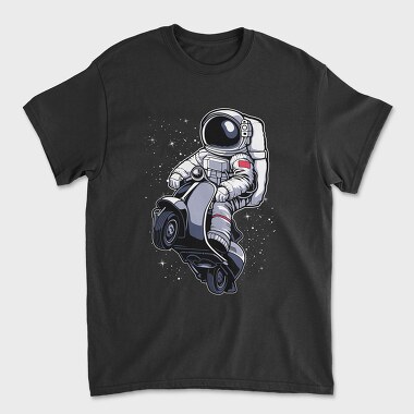 Astronaut Scooter Rider, Tricou Barbati (Unisex)