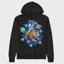 Astronaut Tiger Space, Hanorac Oversize Barbati (Unisex)