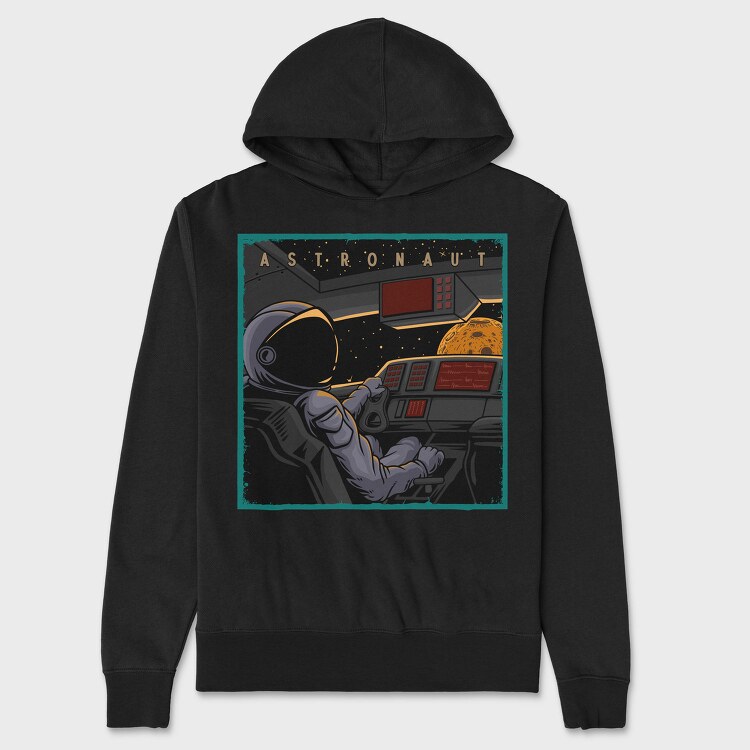 Astronautaut Space Drive, Hanorac Oversize Barbati (Unisex)