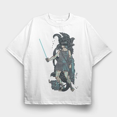 Athenas Blade, Tricou Oversize Barbati (Unisex)