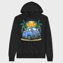 Beach Bus Vibes, Hanorac Oversize Barbati (Unisex)