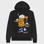 Beer Face Fuk, Hanorac Oversize Barbati (Unisex)