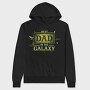 Best Dad Galaxy, Hanorac Oversize Barbati (Unisex)