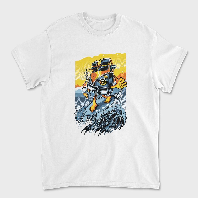 Best Surfer Surfboard, Tricou Barbati (Unisex)