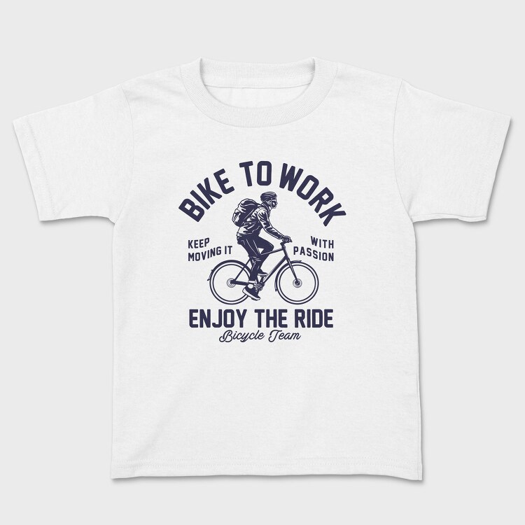 Bike To Work Ride, Tricou Copii