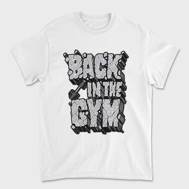 Black Gym Grind, Tricou Barbati (Unisex)