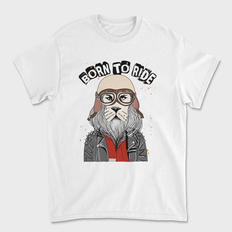 Born To Ride, Tricou Barbati (Unisex)