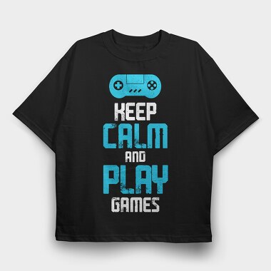 Calmplay, Tricou Oversize Barbati (Unisex)