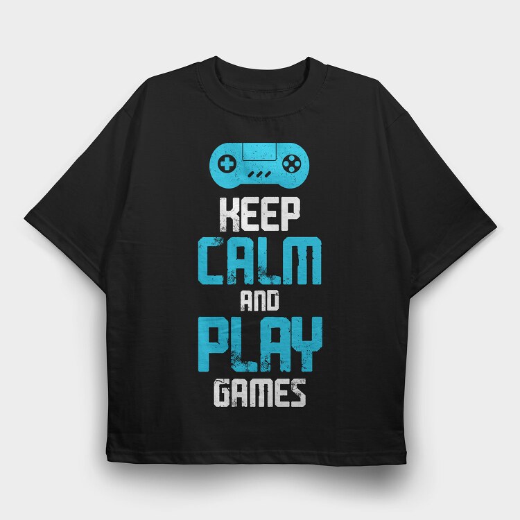 Calmplay, Tricou Oversize Barbati (Unisex)
