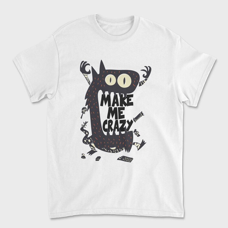 Crazy Cat Candy, Tricou Barbati (Unisex)