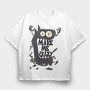 Crazy Cat Candy, Tricou Oversize Barbati (Unisex)