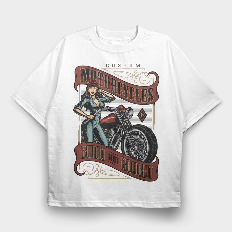Custom Build Not Bought, Tricou Oversize Barbati (Unisex)