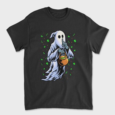 Halloween Ghost Trick Or Treat, Tricou Barbati (Unisex)