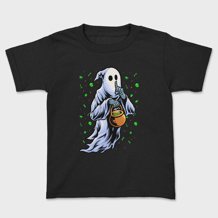 Halloween Ghost Trick Or Treat, Tricou Copii