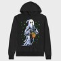 Halloween Ghost Trick Or Treat, Hanorac Oversize Barbati (Unisex)