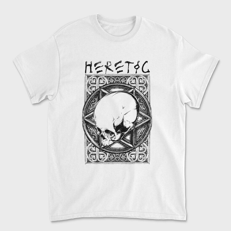 Heretic Skull, Tricou Barbati (Unisex)