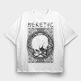 Heretic Skull, Tricou Oversize Barbati (Unisex)