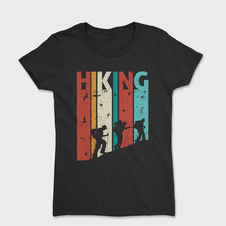 Hiking Retro Vibes, Tricou Femei