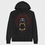 Hunger Demon Skull, Hanorac Oversize Barbati (Unisex)