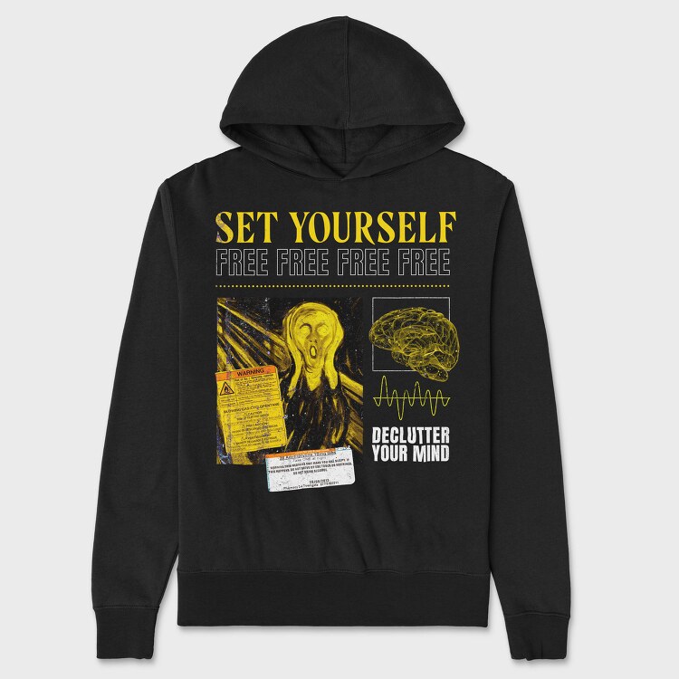 The Scream Trap, Hanorac Oversize Barbati (Unisex)