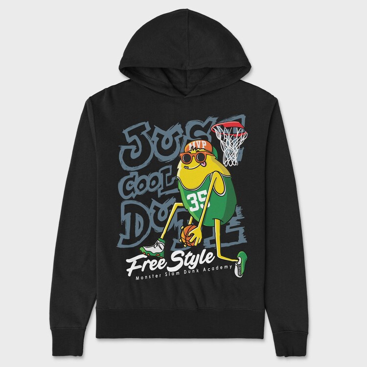 Just Cool Dog, Hanorac Oversize Barbati (Unisex)