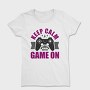 Keep Calm Game On, Tricou Femei