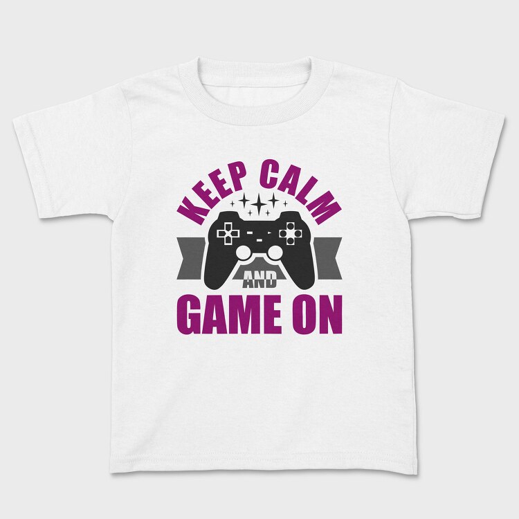 Keep Calm Game On, Tricou Copii