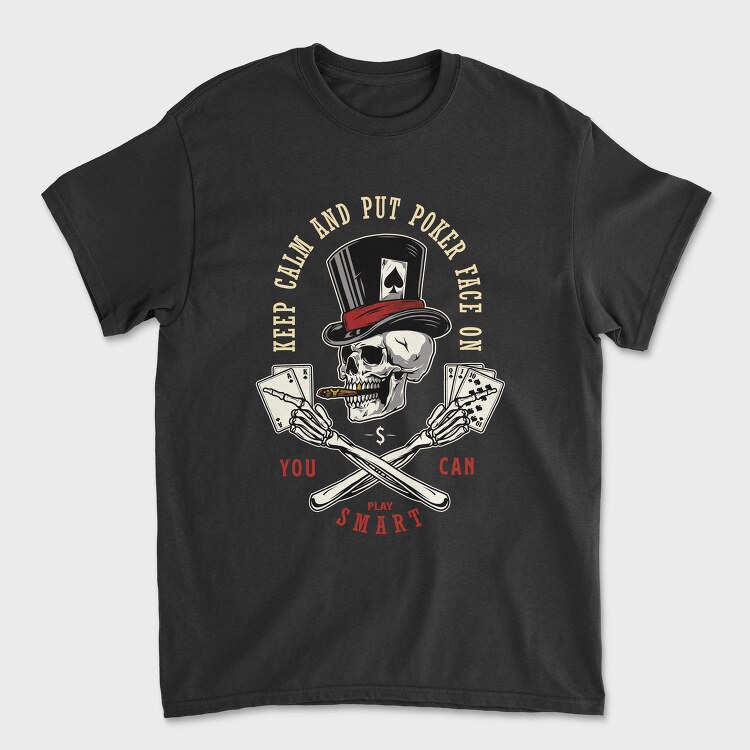 Keep Calm Play Smart, Tricou Barbati (Unisex)