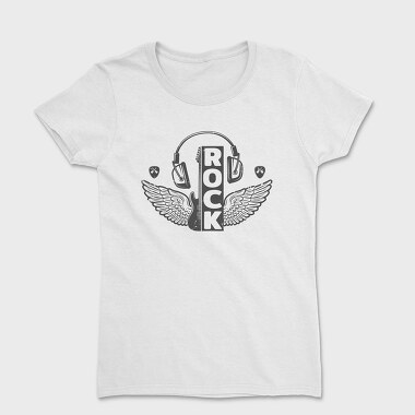 Rock Wings Guitar Pick, Tricou Femei