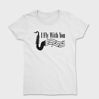Saxophone Flight With You, Tricou Femei
