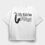 Saxophone Flight With You, Tricou Oversize Barbati (Unisex)