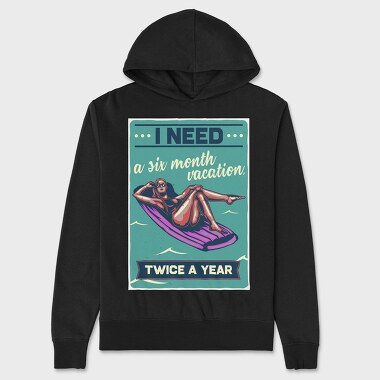 Six Month Vacation, Hanorac Oversize Barbati (Unisex)