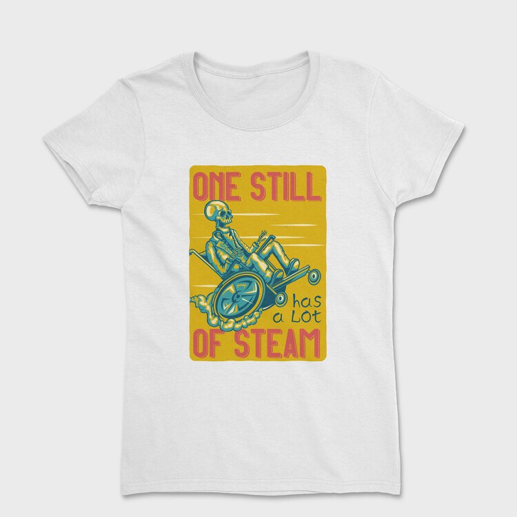 Skeleton Steam Ride, Tricou Femei