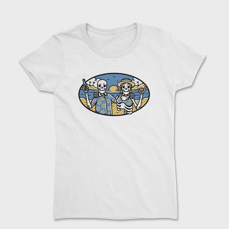 Skeletons Beach Party, Tricou Femei