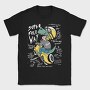 Dinospeed Scooter Rider, Tricou Barbati (Unisex)
