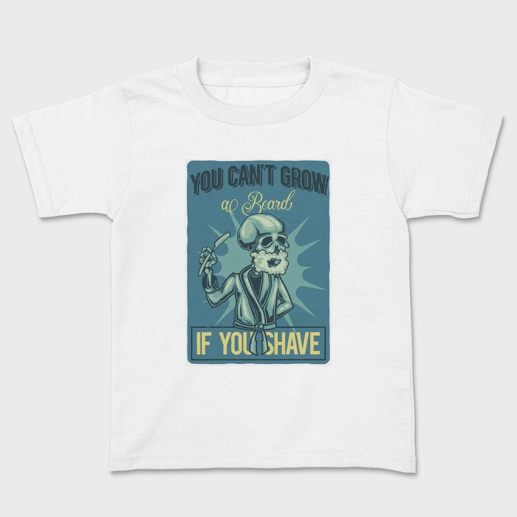 Skull Beard Shave, Tricou Copii