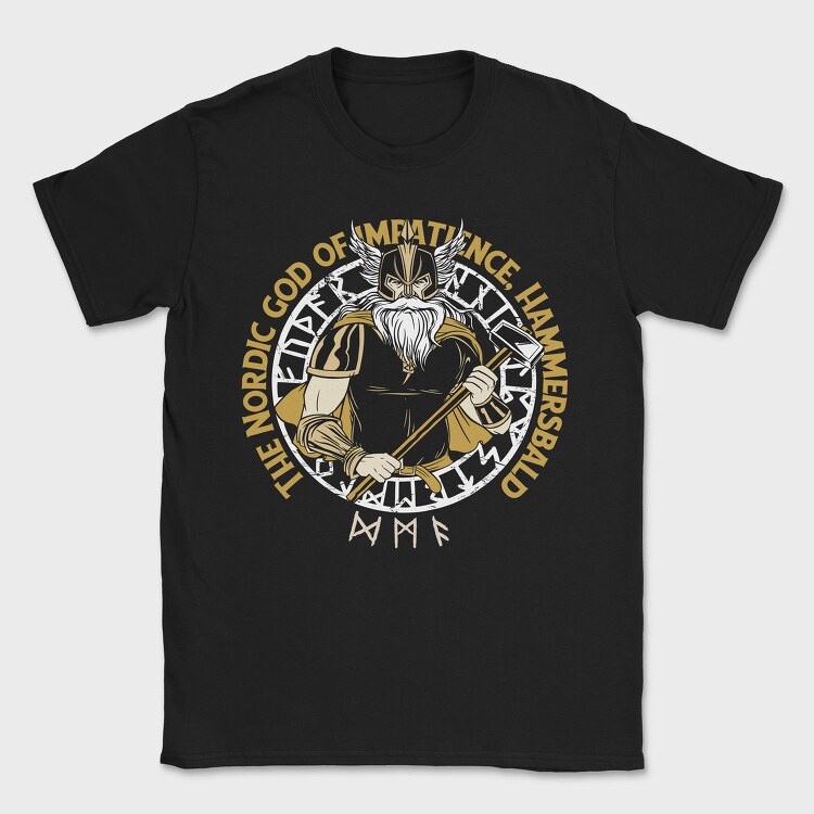 The Nordic God Viking, Tricou Barbati (Unisex)
