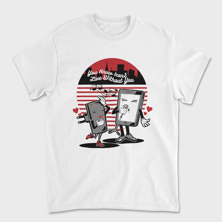 Smartphone Love Song, Tricou Barbati (Unisex)