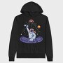 Space Dj Alien, Hanorac Oversize Barbati (Unisex)