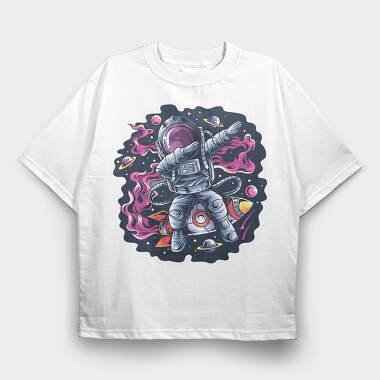 Space Explorer 3, Tricou Oversize Barbati (Unisex)