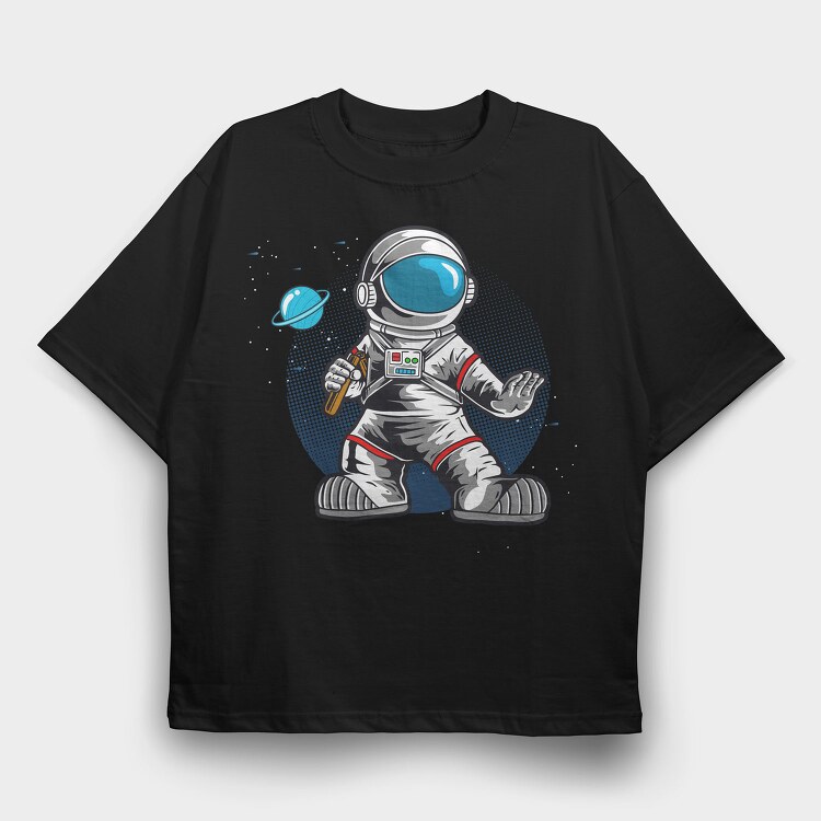 Space Explorer 5, Tricou Oversize Barbati (Unisex)
