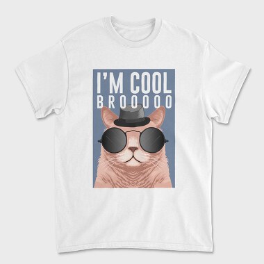 Cool Cat Bro, Tricou Barbati (Unisex)