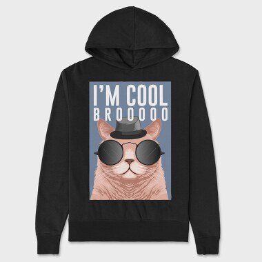 Cool Cat Bro, Hanorac Oversize Barbati (Unisex)