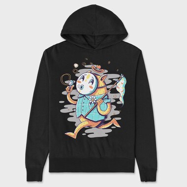 Cowboy Bubbles, Hanorac Oversize Barbati (Unisex)