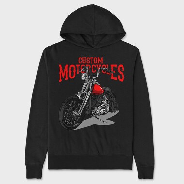 Custom Chopper Ride, Hanorac Oversize Barbati (Unisex)